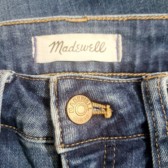 Madewell Curvy Roadtripper Jeans Women Size 25 Blue MidRise Skinny Stretch Denim - Picture 5 of 14
